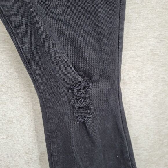 KanCan Style KC7346BK Black High Rise Flare Leg Jeans Petite 13/30 - Picture 4 of 12